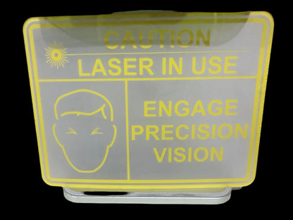 Custom Engraved Acrylic Safety & Notice Sign Personalised Text – personalised engraved gift Australia