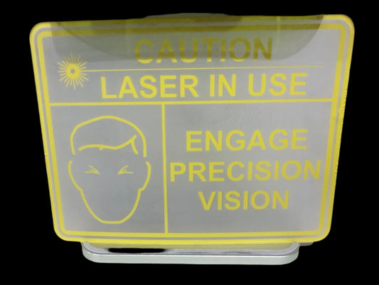 Custom Engraved Acrylic Safety & Notice Sign Personalised Text – personalised engraved gift Australia