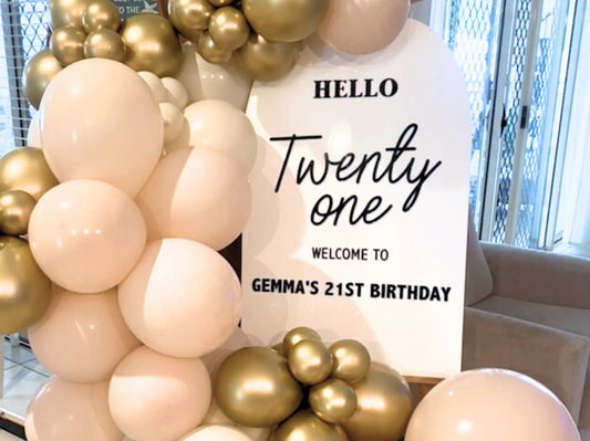 Personalised Event Welcome Sign – personalised engraved gift Australia