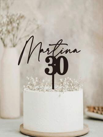 Birthday Personalised Cake Topper