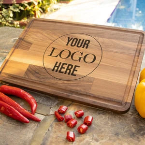 Custom Engraved Corporate Logo Serving Board Personalised Business Gift