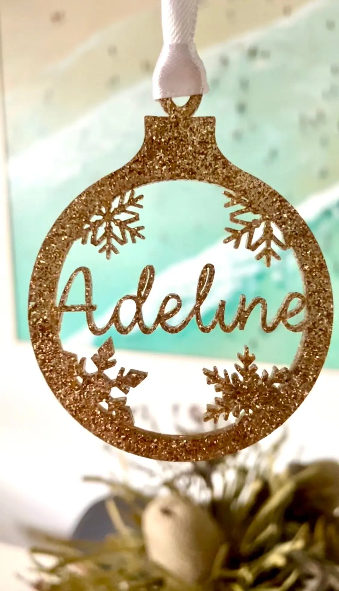 Personalised Christmas Bauble Ornament Pack of 3 – personalised engraved gift Australia